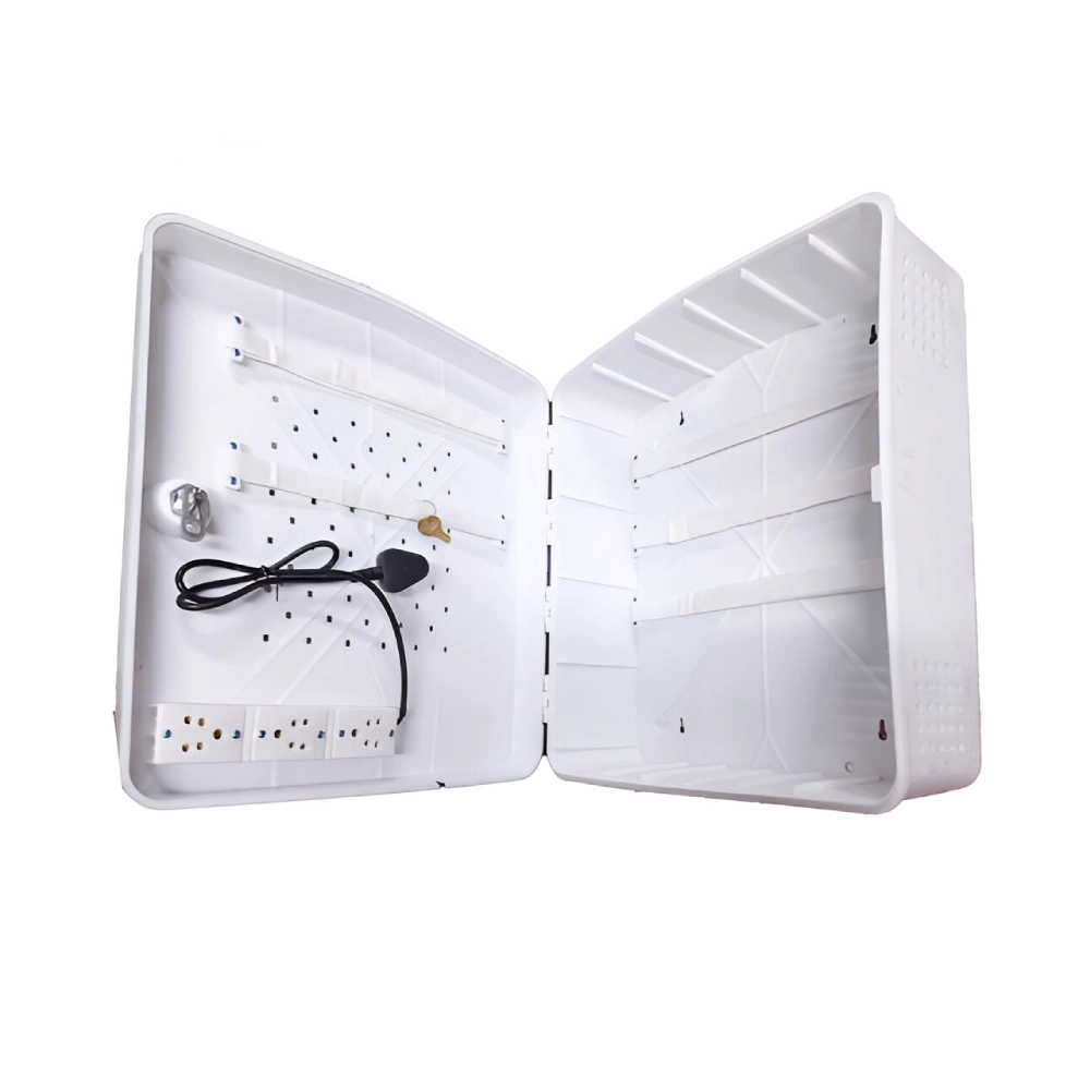PVC Rack For DVR Poe Switch With PDU 3 Socket view 2